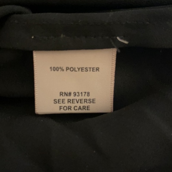 ❤️ Philosophy Black Chiffon Popover Blouse - Picture 6 of 6